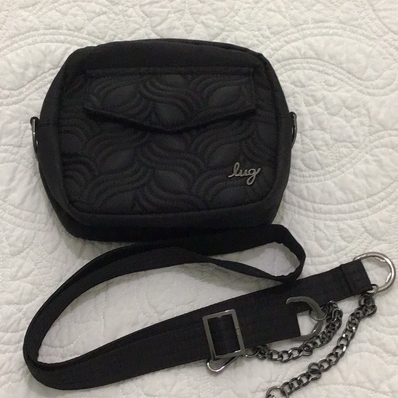 lug Handbags - Lug “Swing” Crossbody. Black.